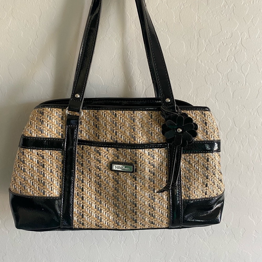 Nine & Co Straw Shoulder Bag